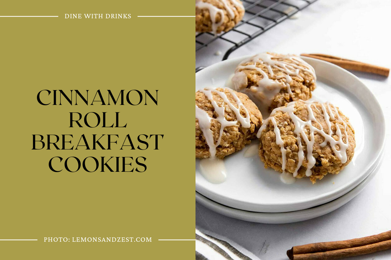 Cinnamon Roll Breakfast Cookies