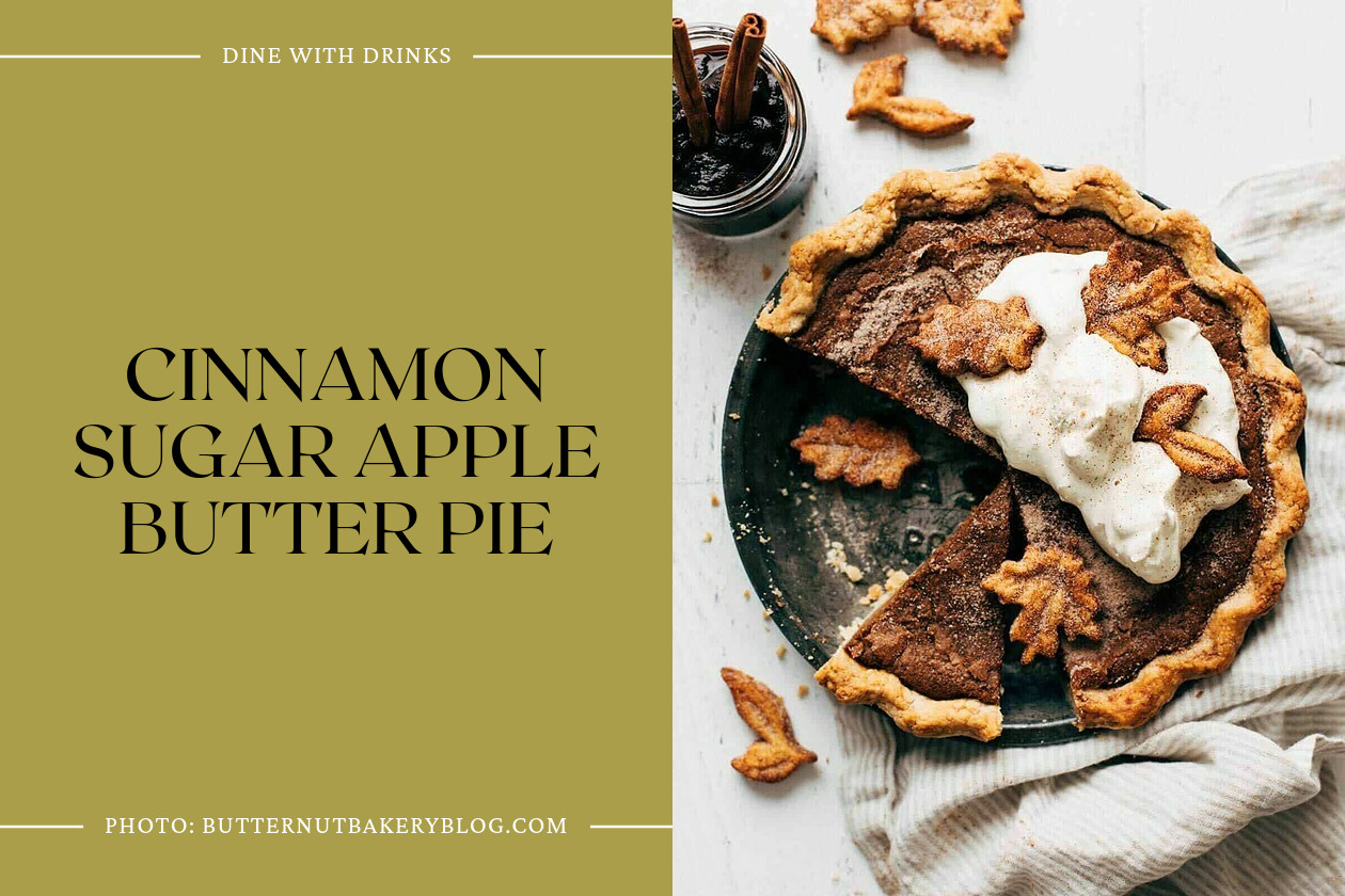 Cinnamon Sugar Apple Butter Pie
