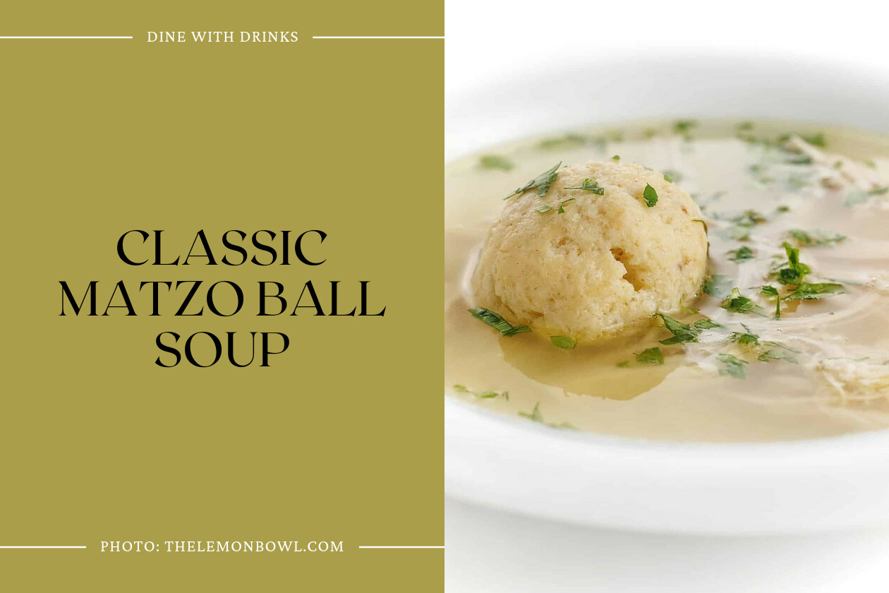 Classic Matzo Ball Soup