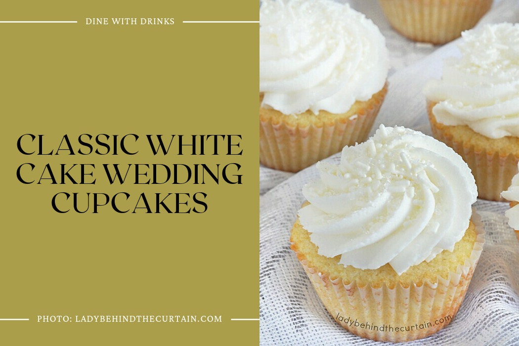 Classic White Cake Wedding Cupcakes