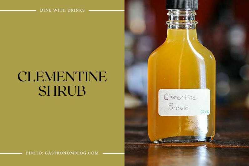 Clementine Shrub