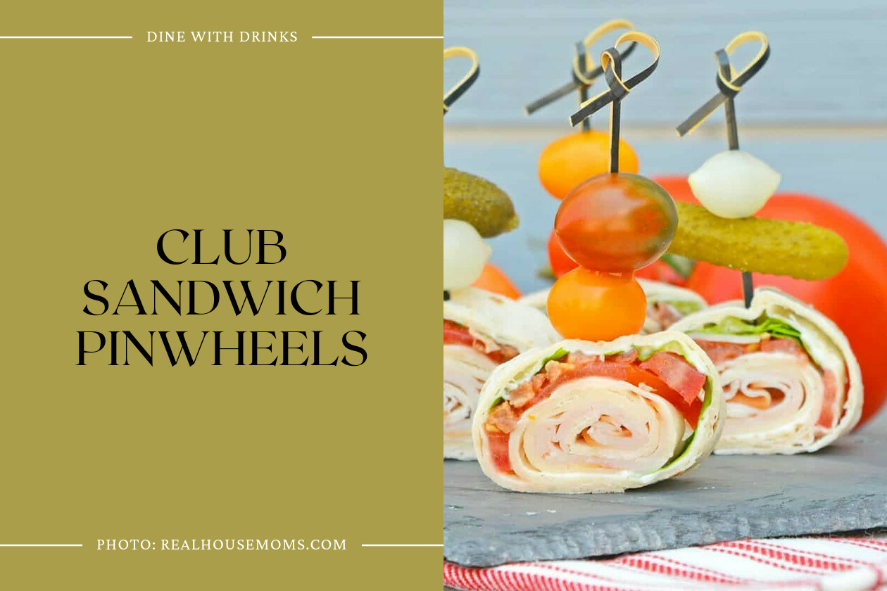Club Sandwich Pinwheels