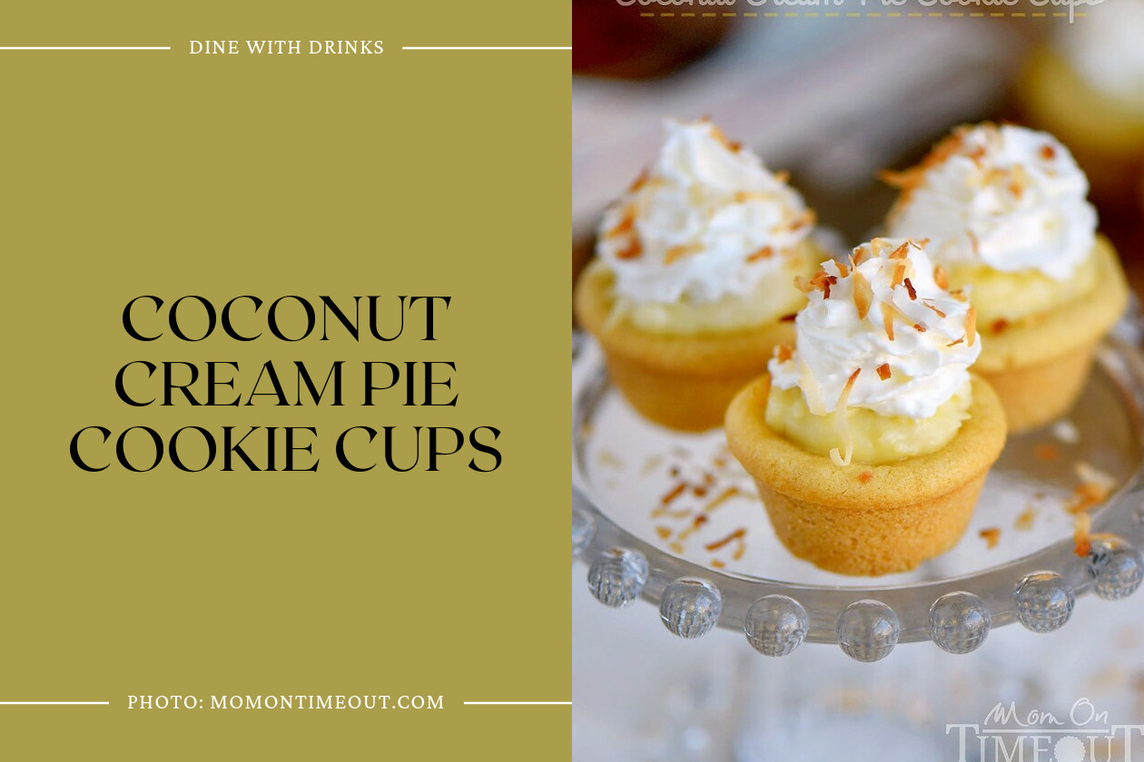 Coconut Cream Pie Cookie Cups
