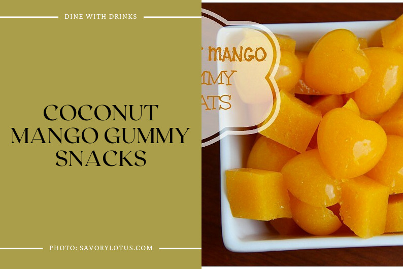 Coconut Mango Gummy Snacks