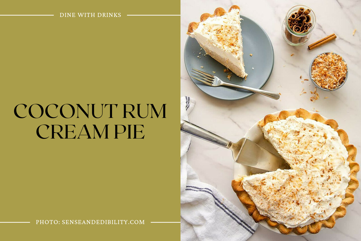 Coconut Rum Cream Pie