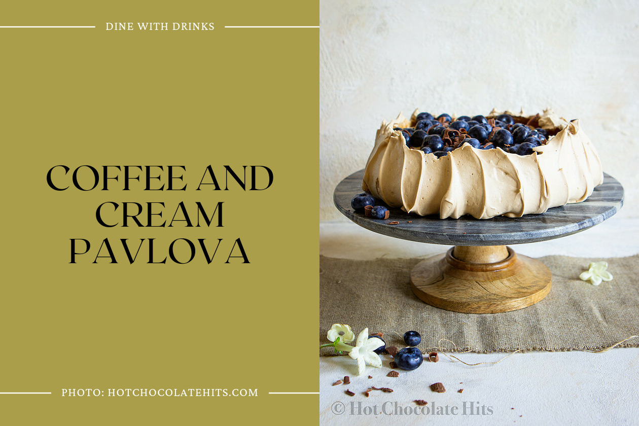 Coffee And Cream Pavlova