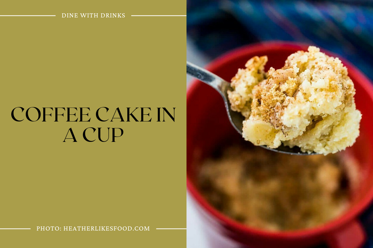 Coffee Cake In A Cup
