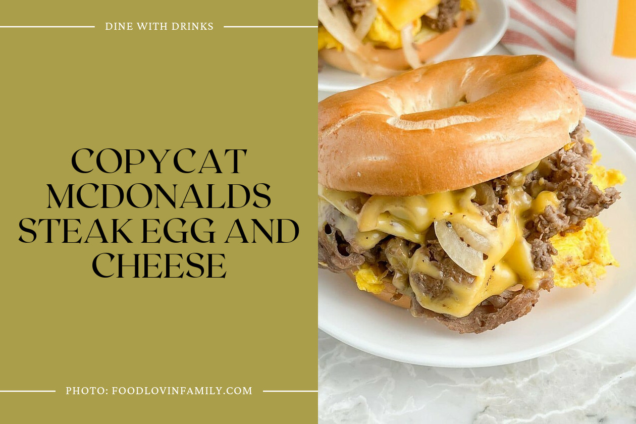 Copycat Mcdonalds Steak Egg And Cheese