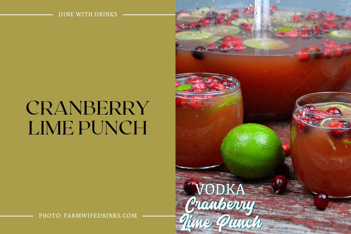 Cranberry Lime Punch
