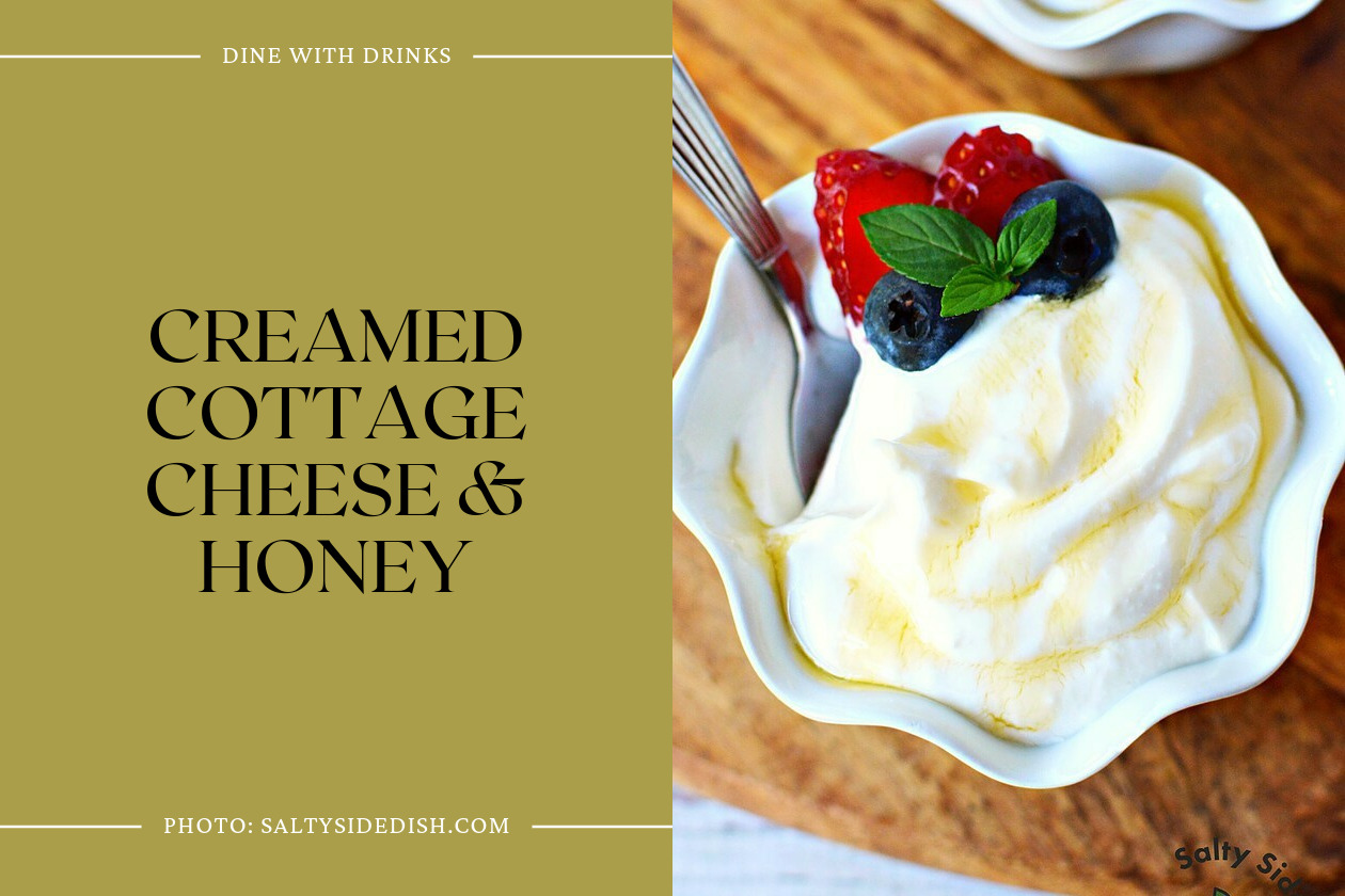 Creamed Cottage Cheese & Honey