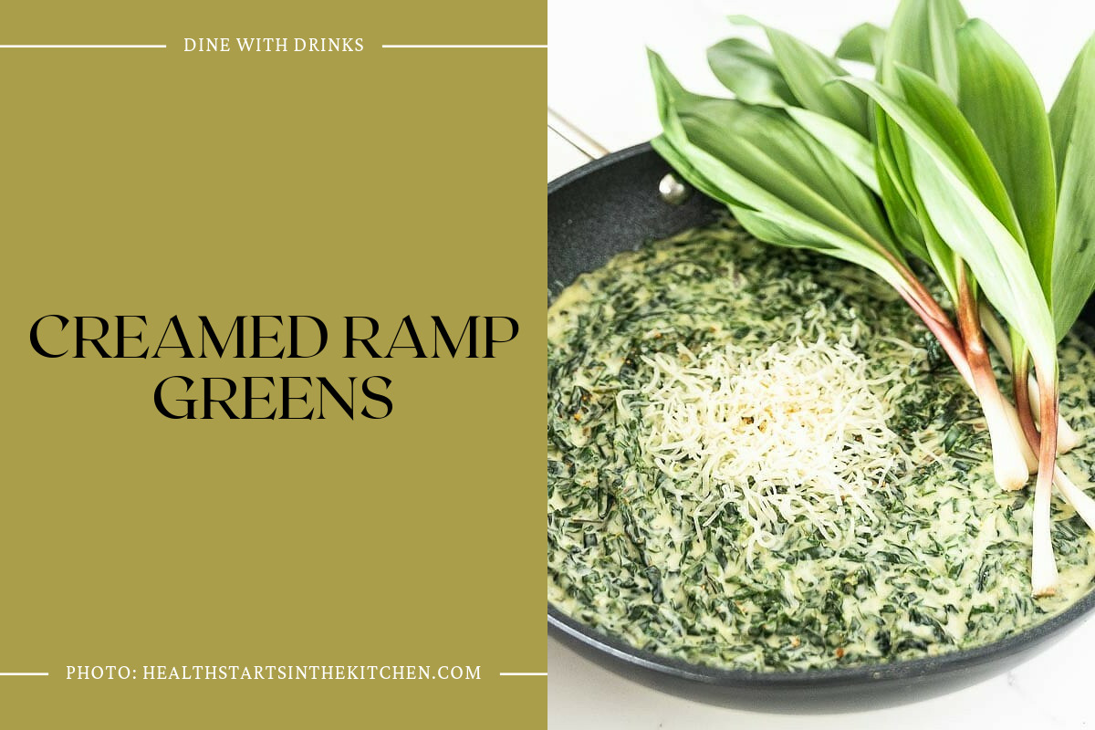 Creamed Ramp Greens