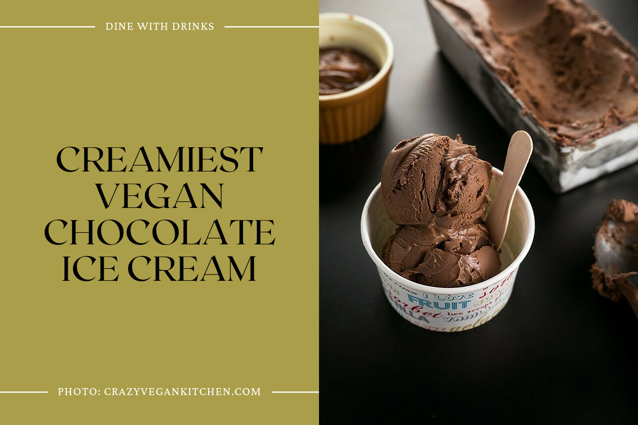 Creamiest Vegan Chocolate Ice Cream