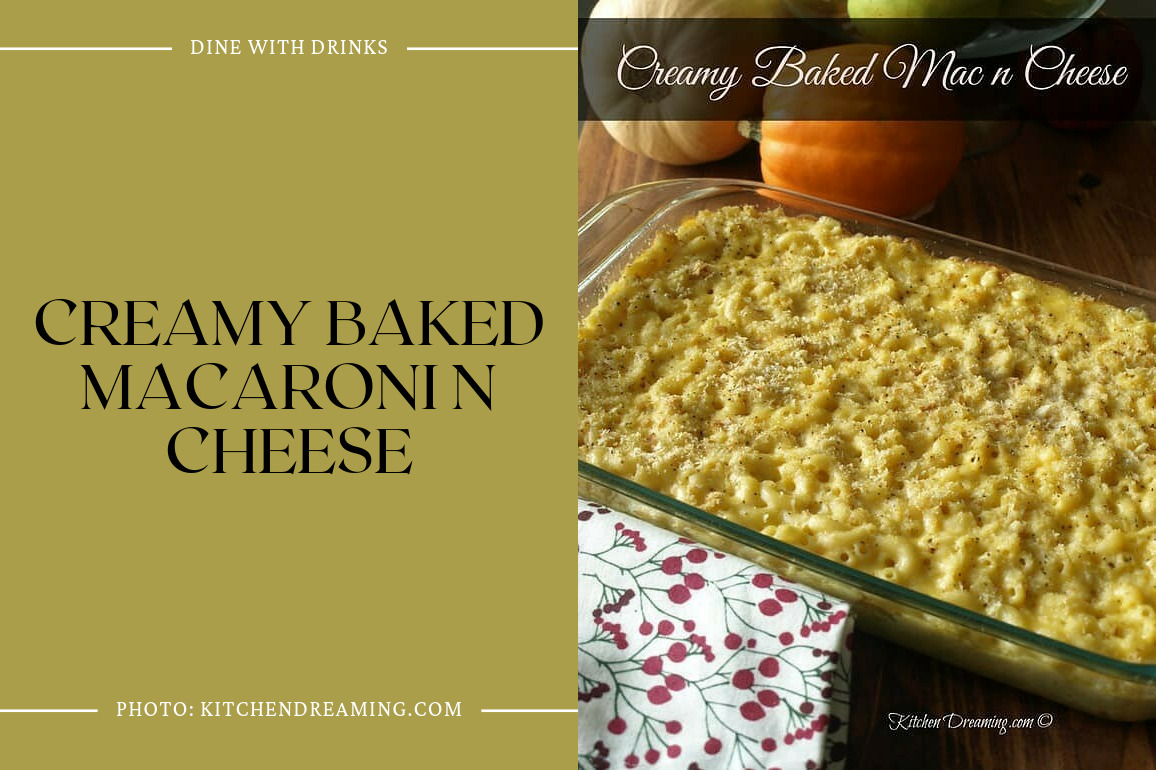 Creamy Baked Macaroni N Cheese
