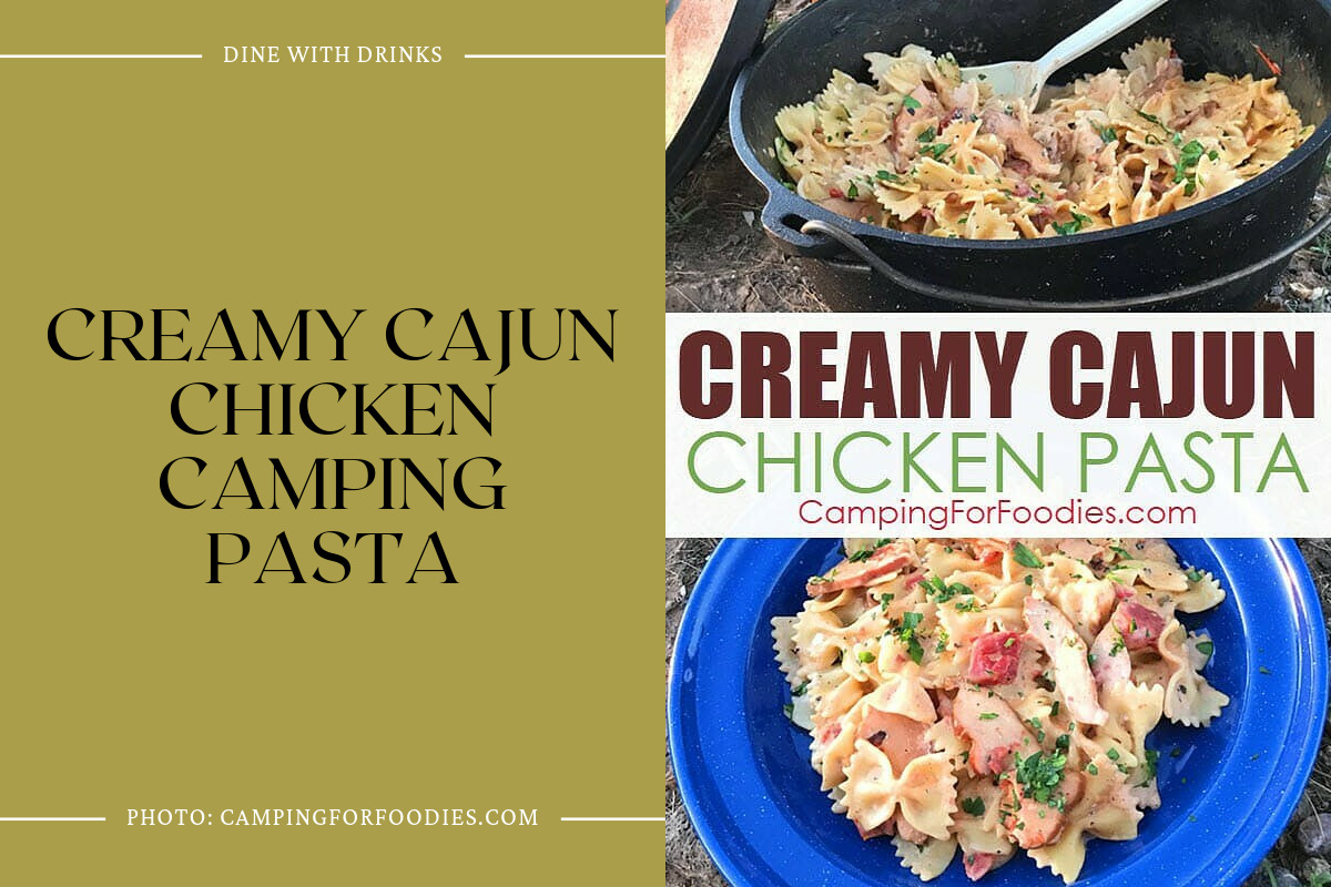 Creamy Cajun Chicken Camping Pasta