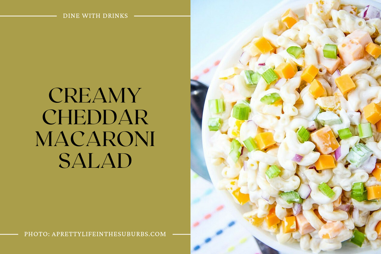 Creamy Cheddar Macaroni Salad