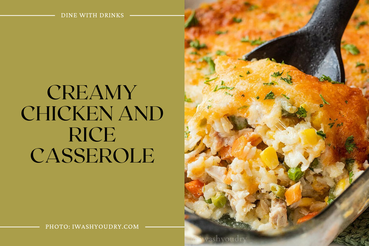 Creamy Chicken And Rice Casserole