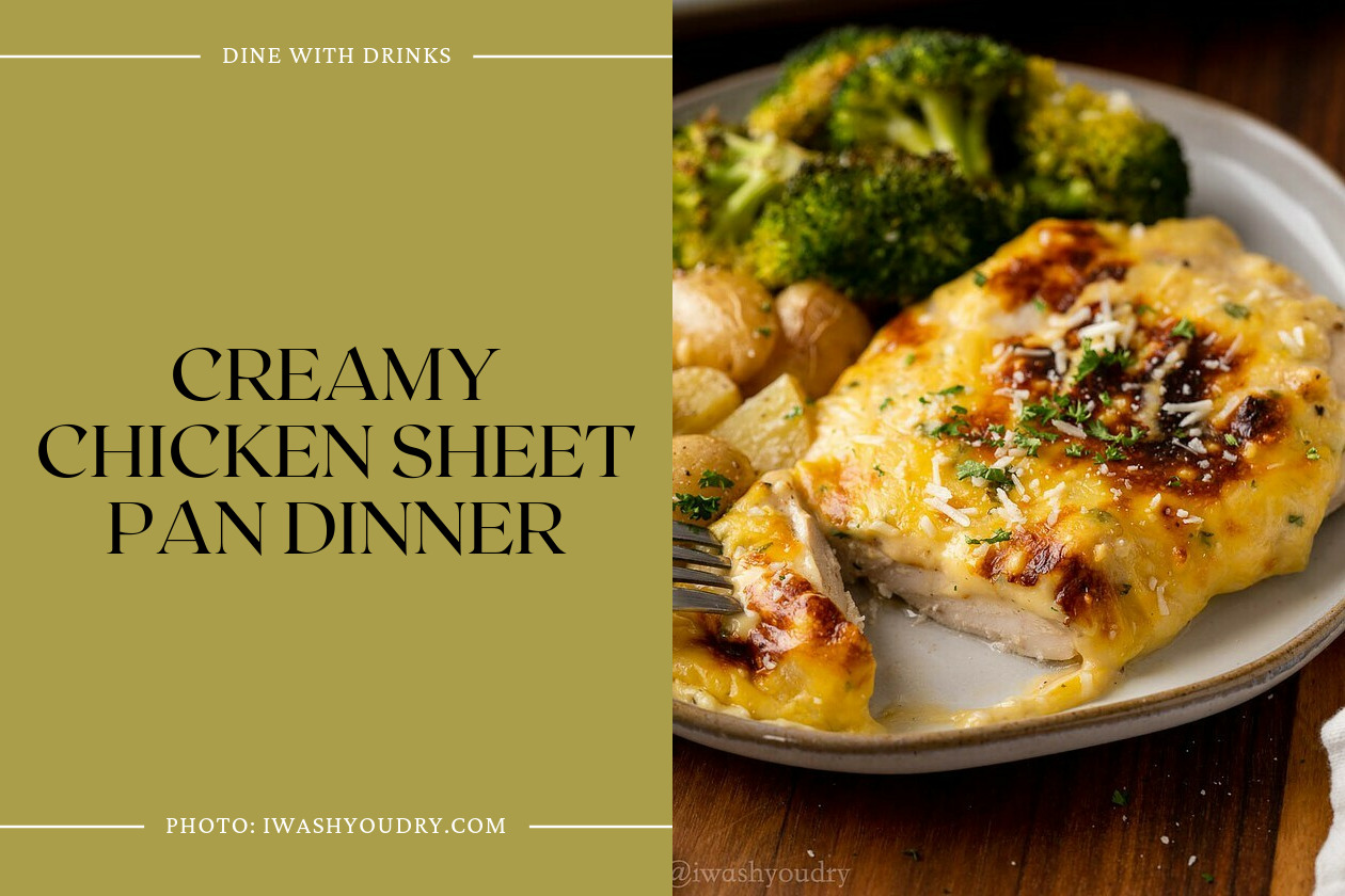 Creamy Chicken Sheet Pan Dinner