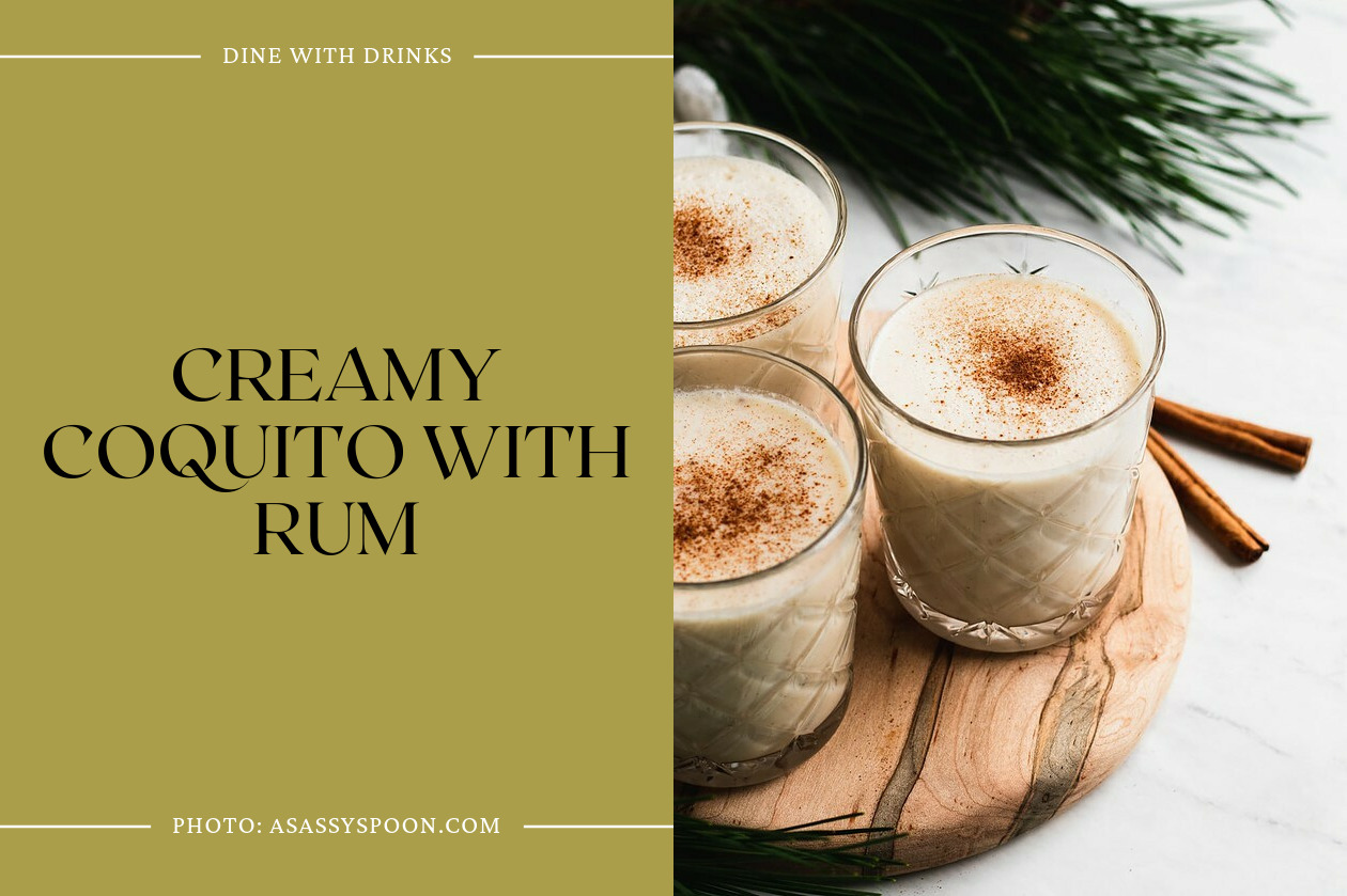 Creamy Coquito With Rum