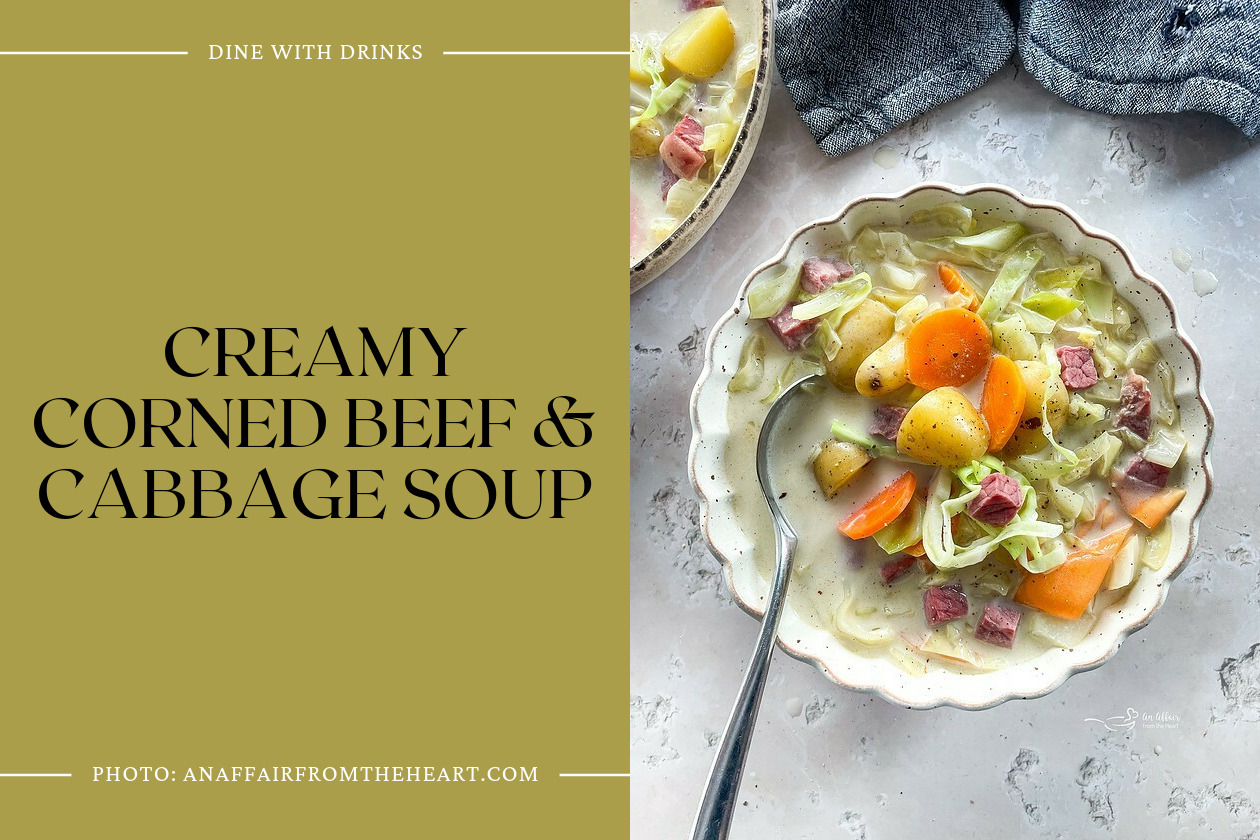 Creamy Corned Beef & Cabbage Soup