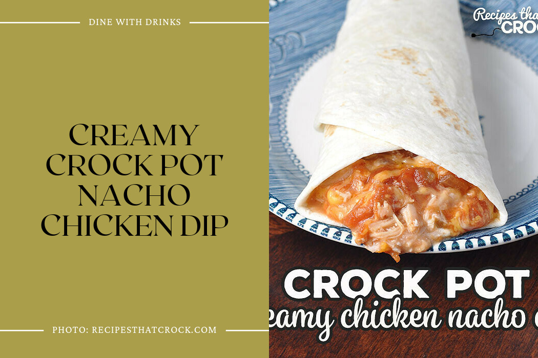 Creamy Crock Pot Nacho Chicken Dip