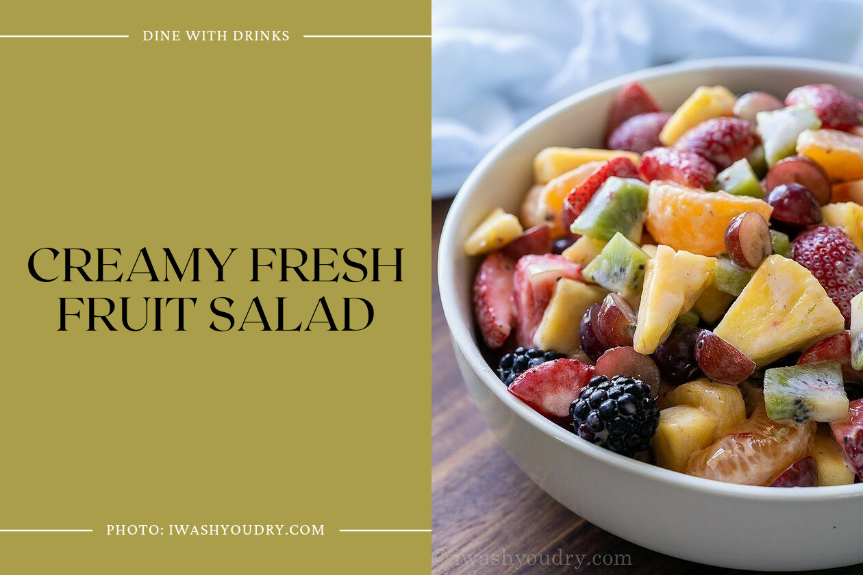 Creamy Fresh Fruit Salad