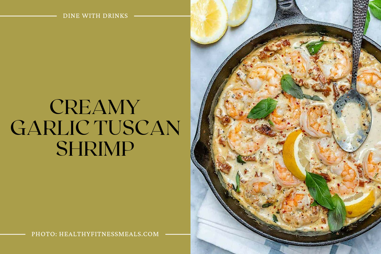Creamy Garlic Tuscan Shrimp