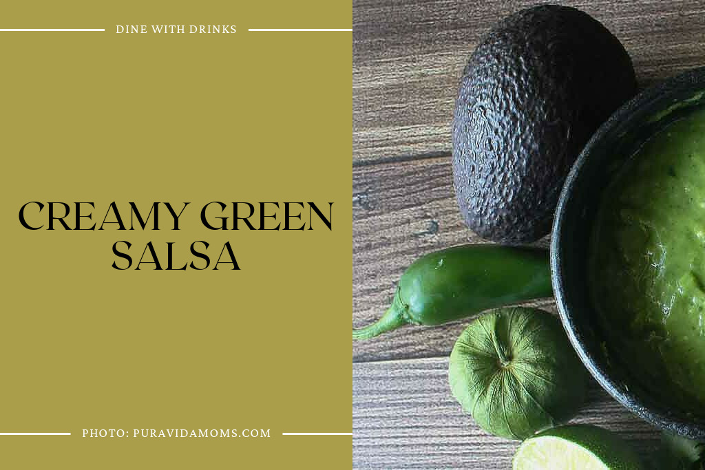 Creamy Green Salsa