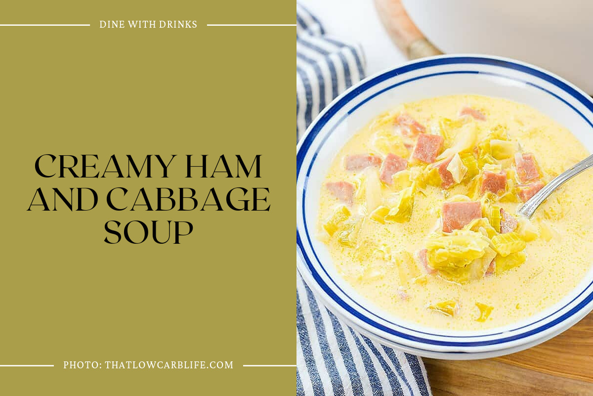 Creamy Ham And Cabbage Soup