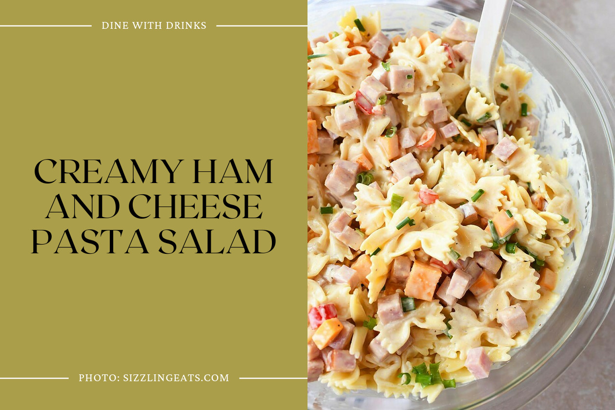 Creamy Ham And Cheese Pasta Salad