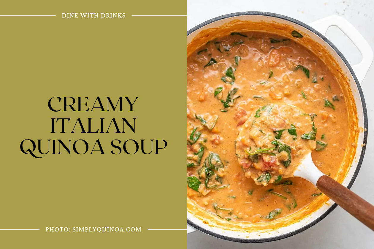 Creamy Italian Quinoa Soup