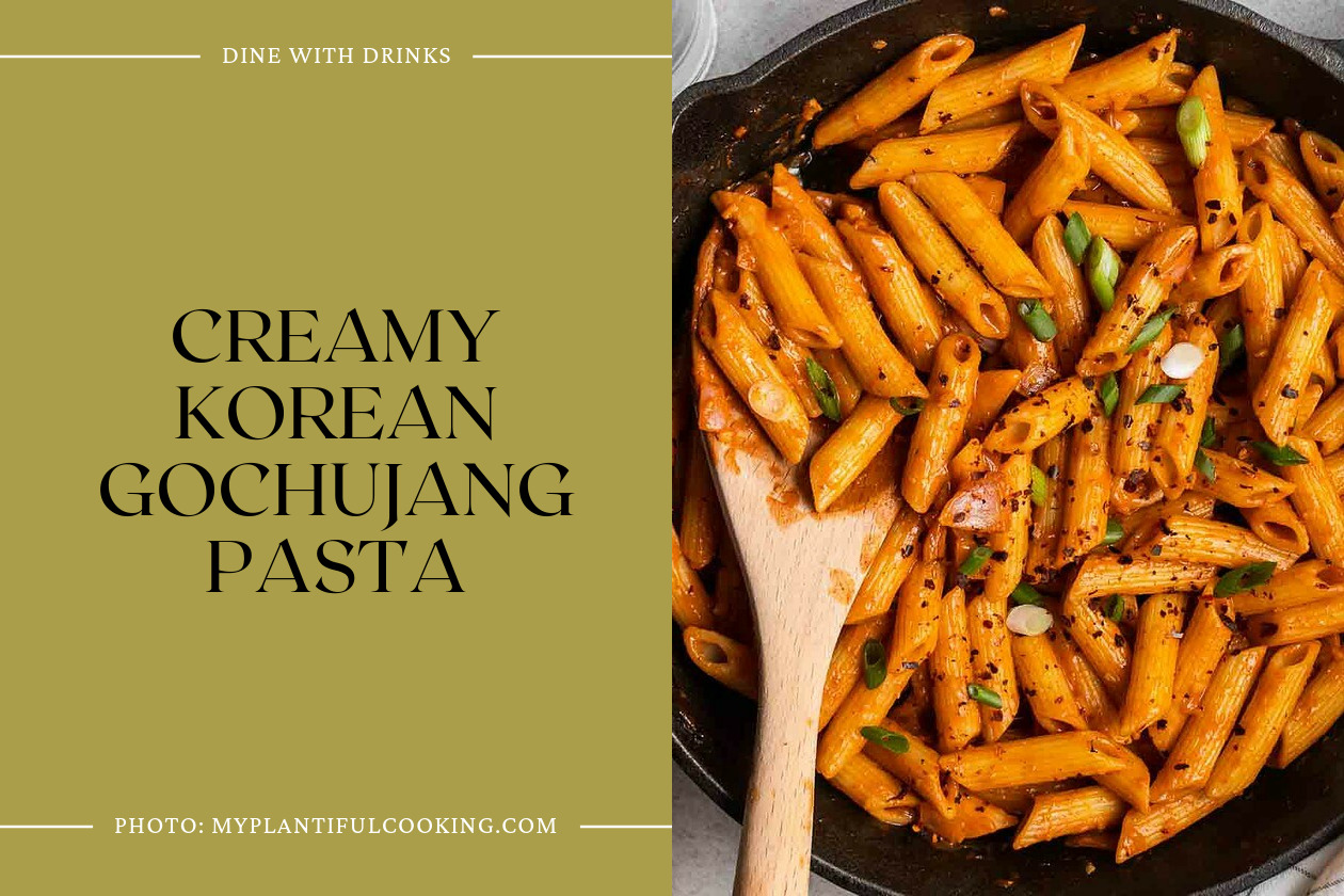 Creamy Korean Gochujang Pasta