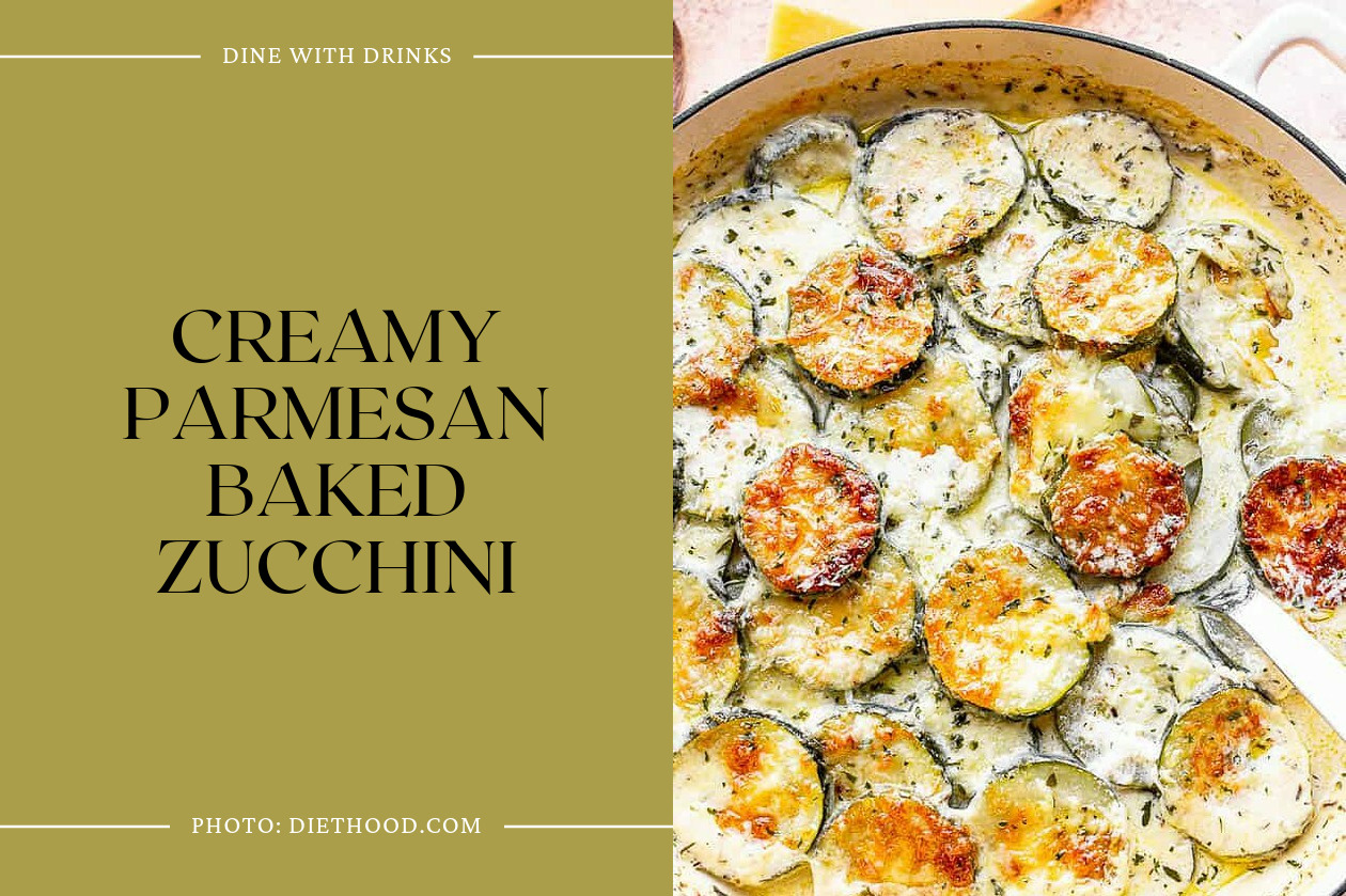 Creamy Parmesan Baked Zucchini