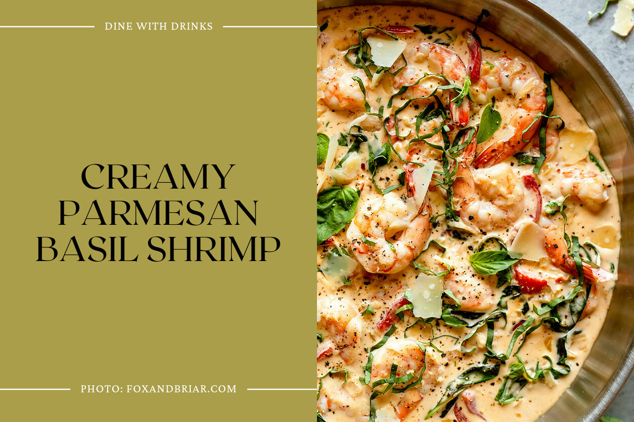 Creamy Parmesan Basil Shrimp