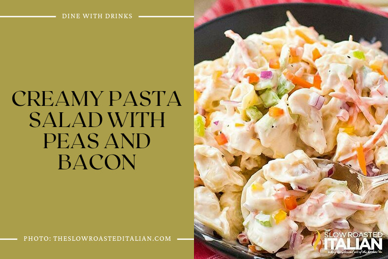Creamy Pasta Salad With Peas And Bacon