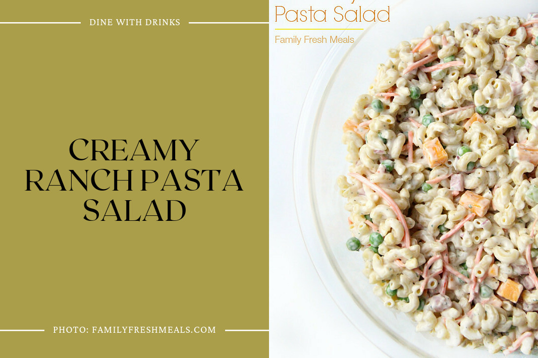 Creamy Ranch Pasta Salad