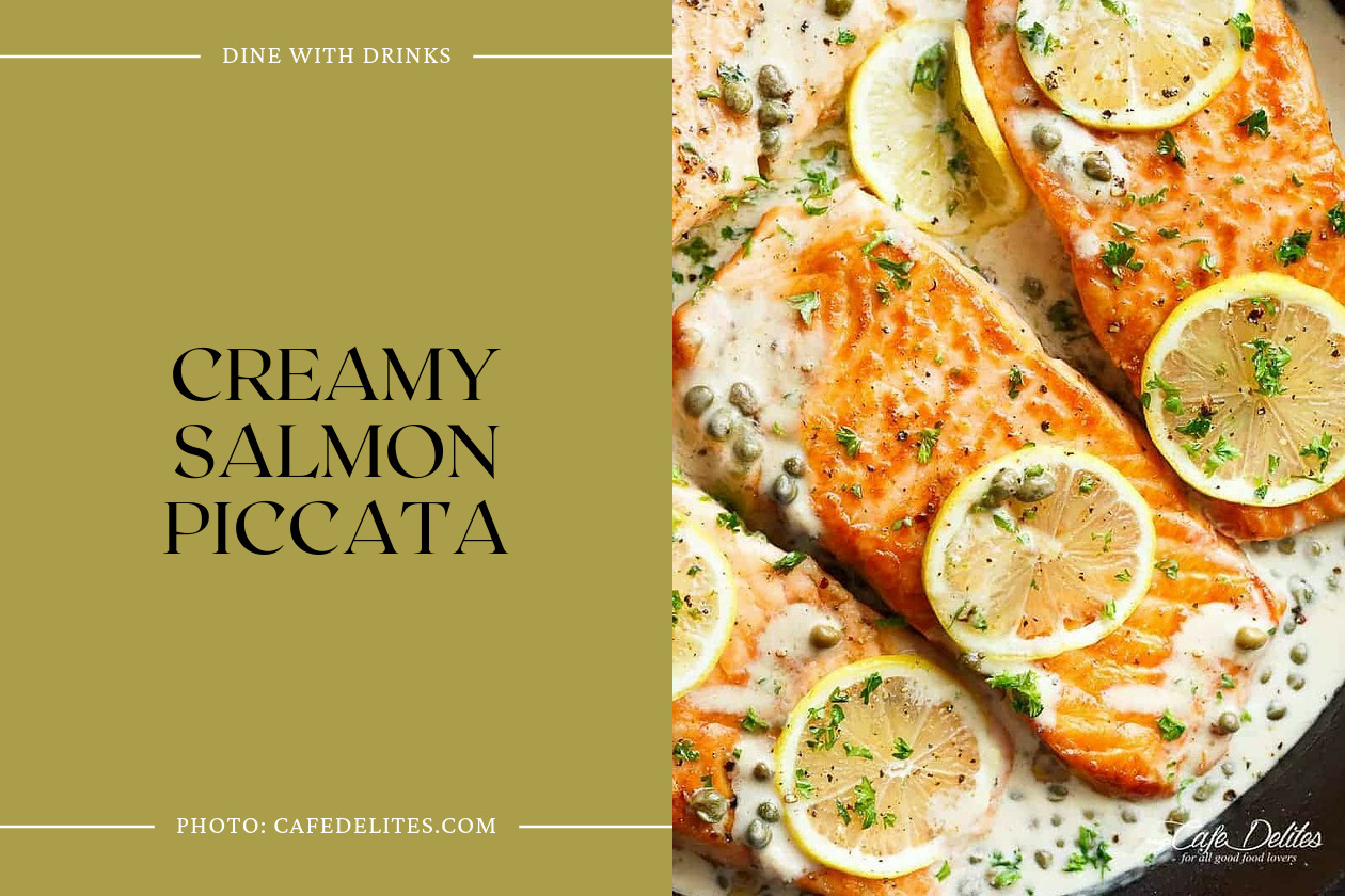 Creamy Salmon Piccata