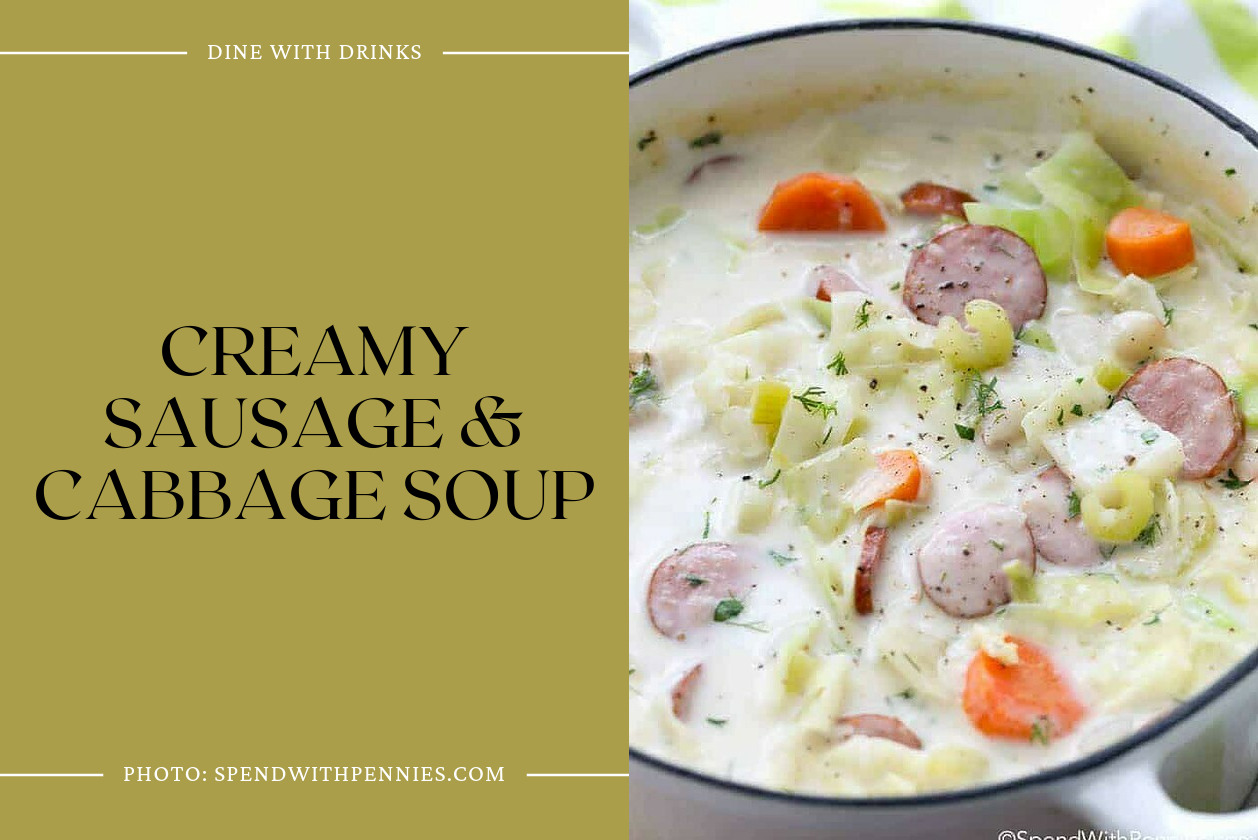 Creamy Sausage & Cabbage Soup