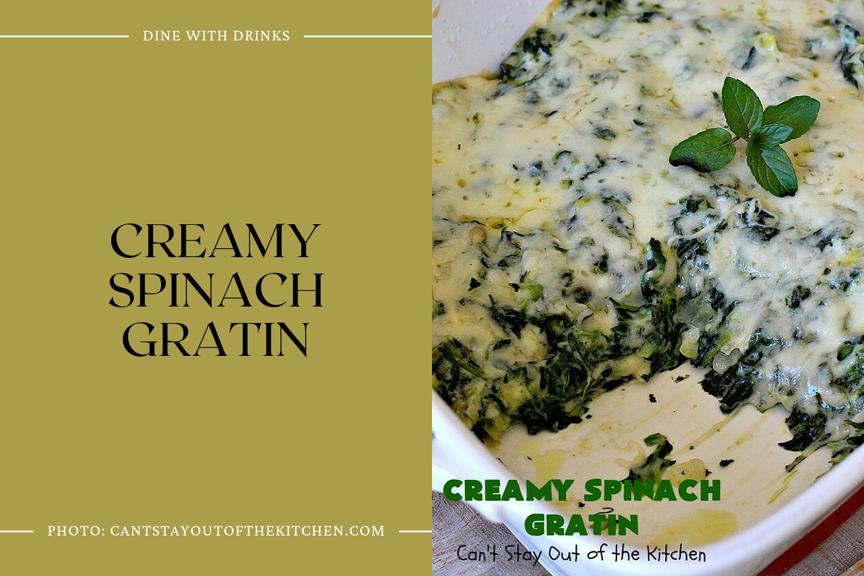 Creamy Spinach Gratin