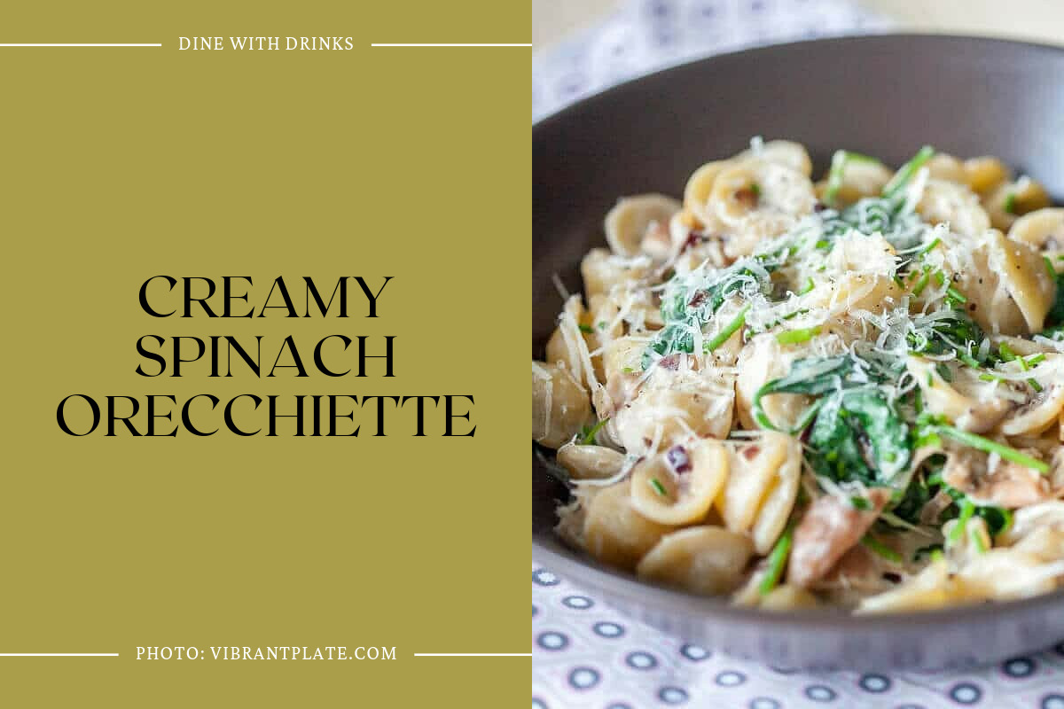 Creamy Spinach Orecchiette