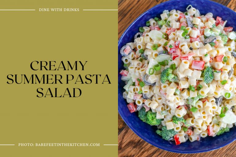 17 Creamy Pasta Salad Recipes to Satisfy Your Cravings! | DineWithDrinks