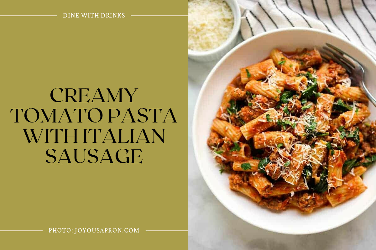Creamy Tomato Pasta With Italian Sausage