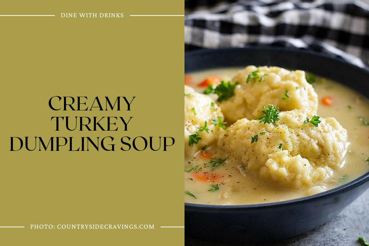 Creamy Turkey Dumpling Soup