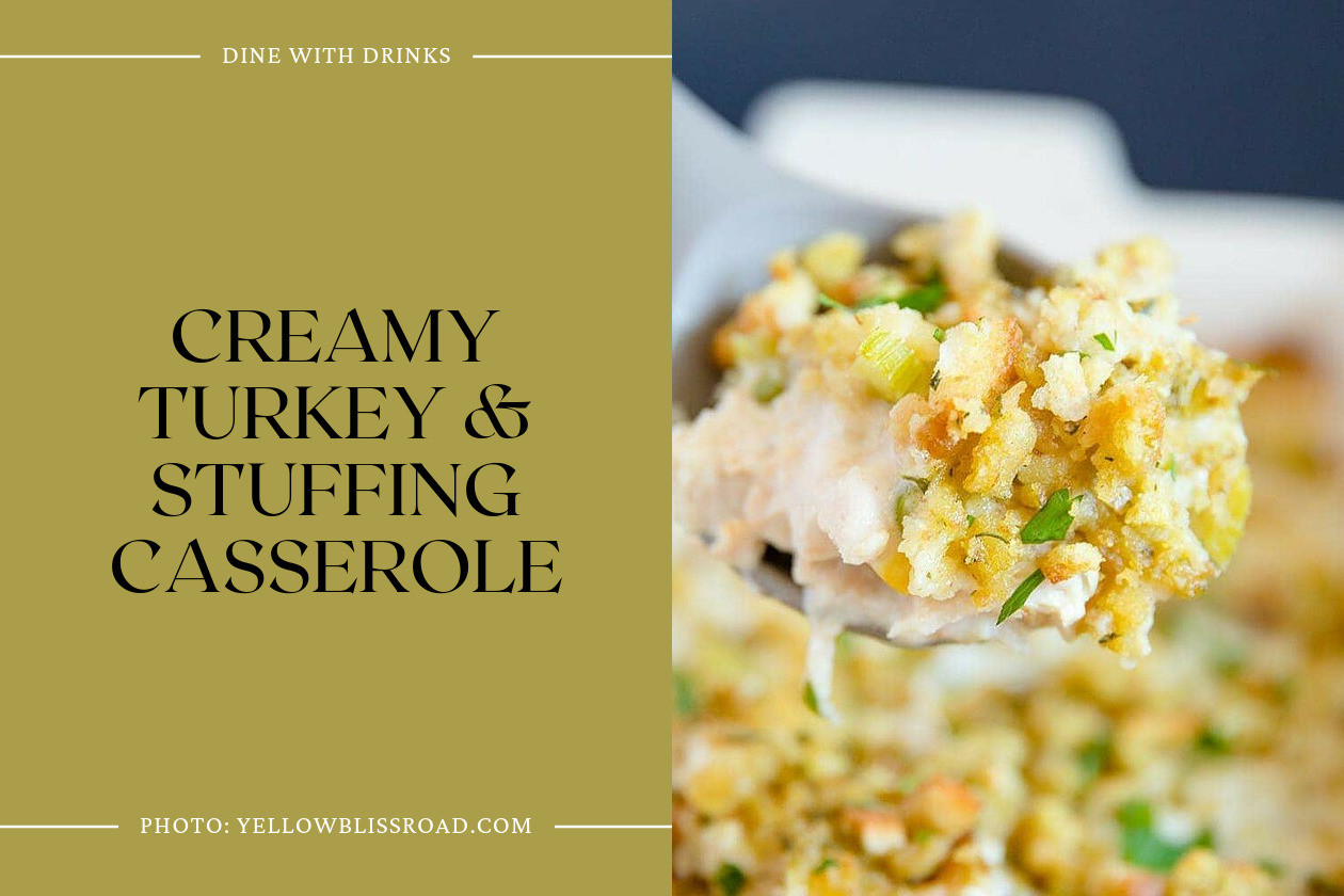 Creamy Turkey & Stuffing Casserole