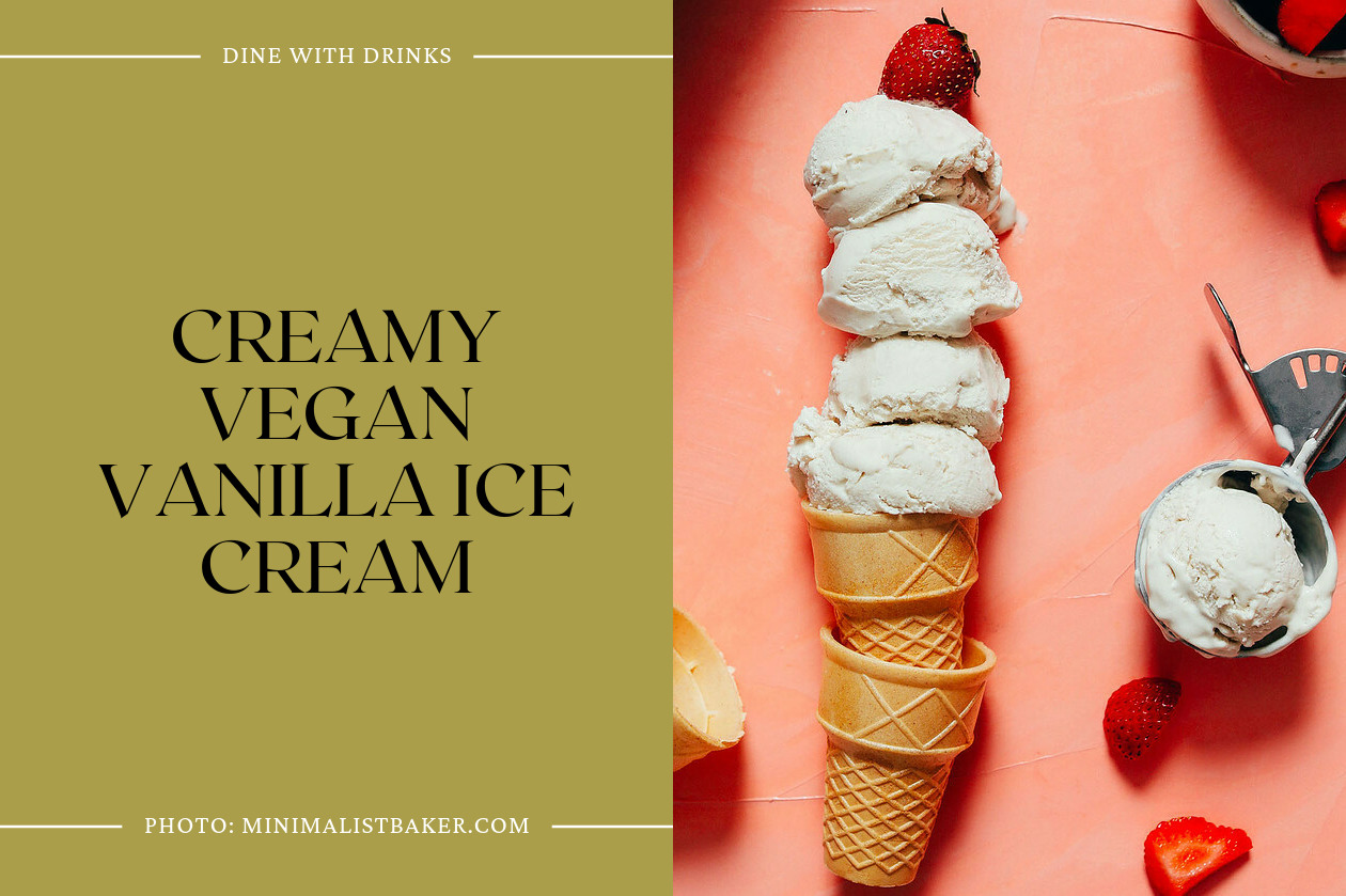 Creamy Vegan Vanilla Ice Cream