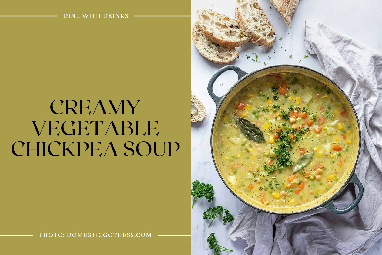 Creamy Vegetable Chickpea Soup
