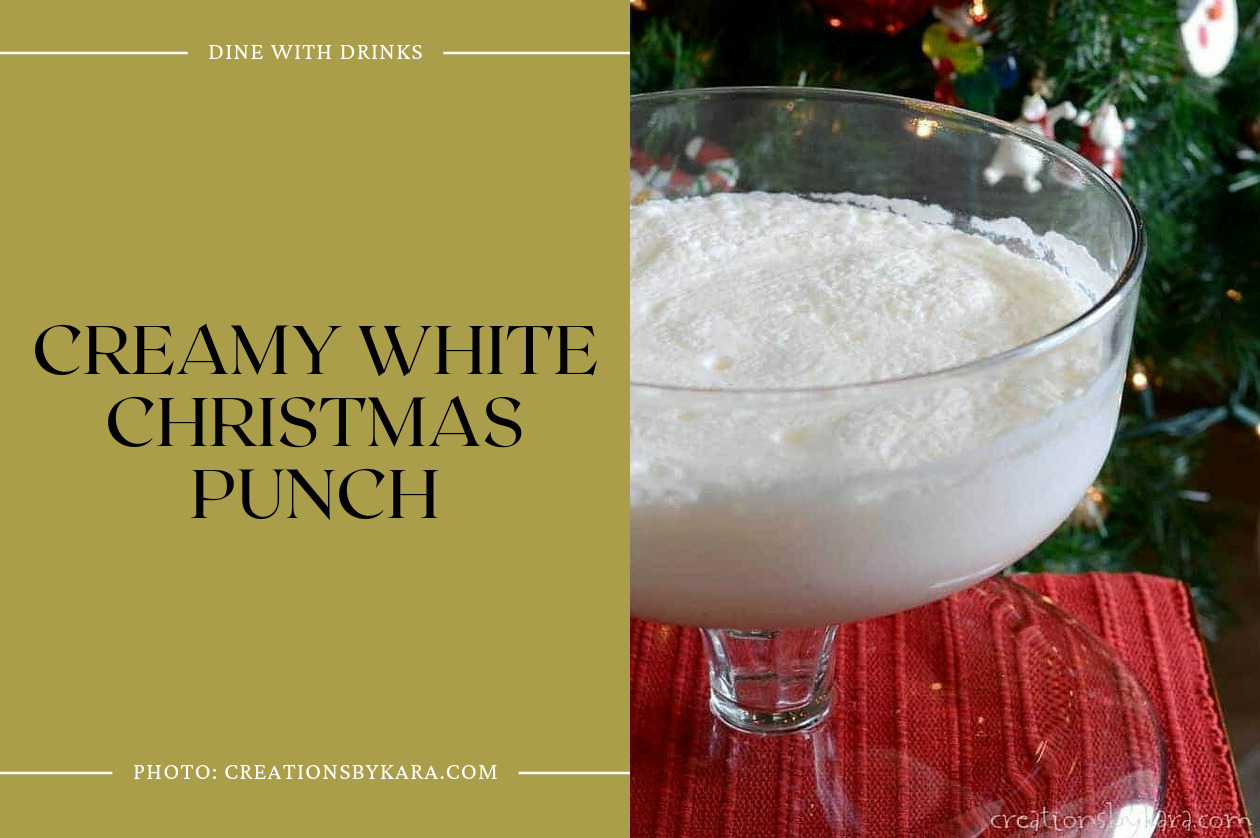 Creamy White Christmas Punch