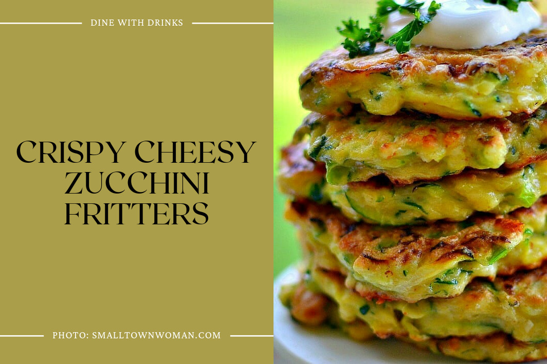 Crispy Cheesy Zucchini Fritters