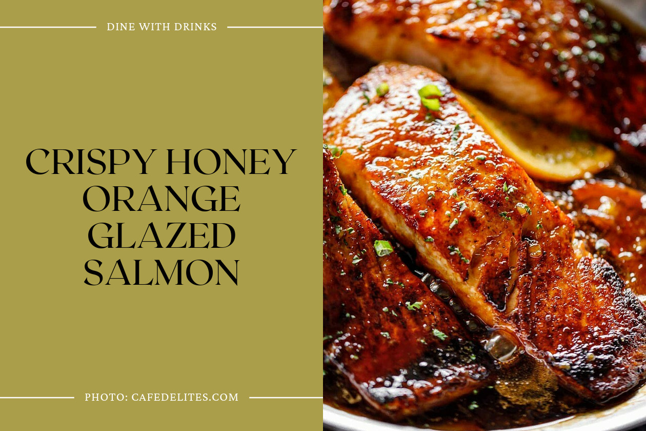 Crispy Honey Orange Glazed Salmon