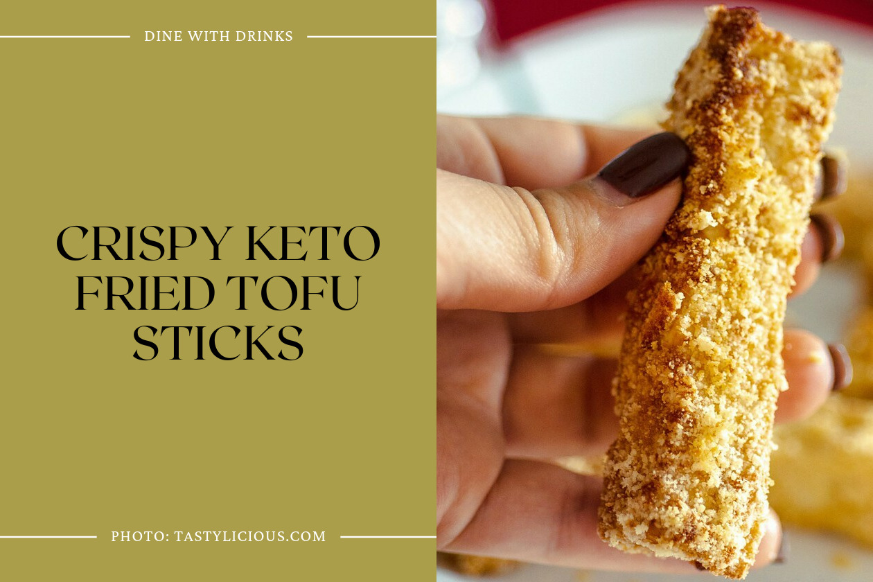 Crispy Keto Fried Tofu Sticks
