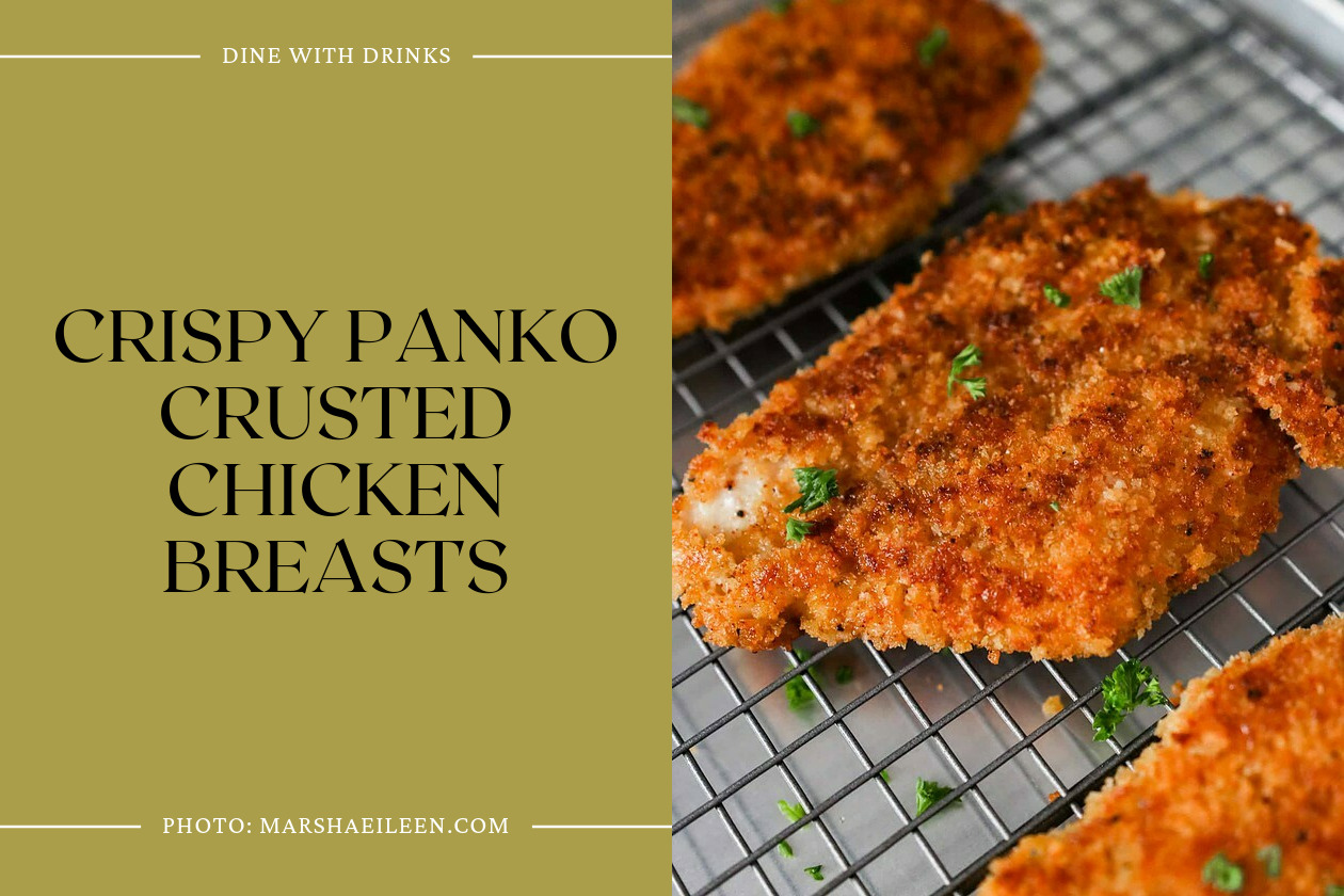 Crispy Panko Crusted Chicken Breasts